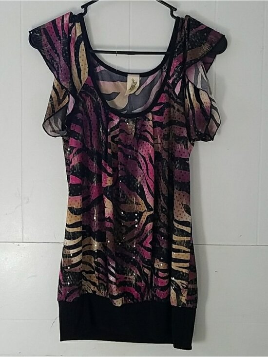 Tops - Zebra Print top